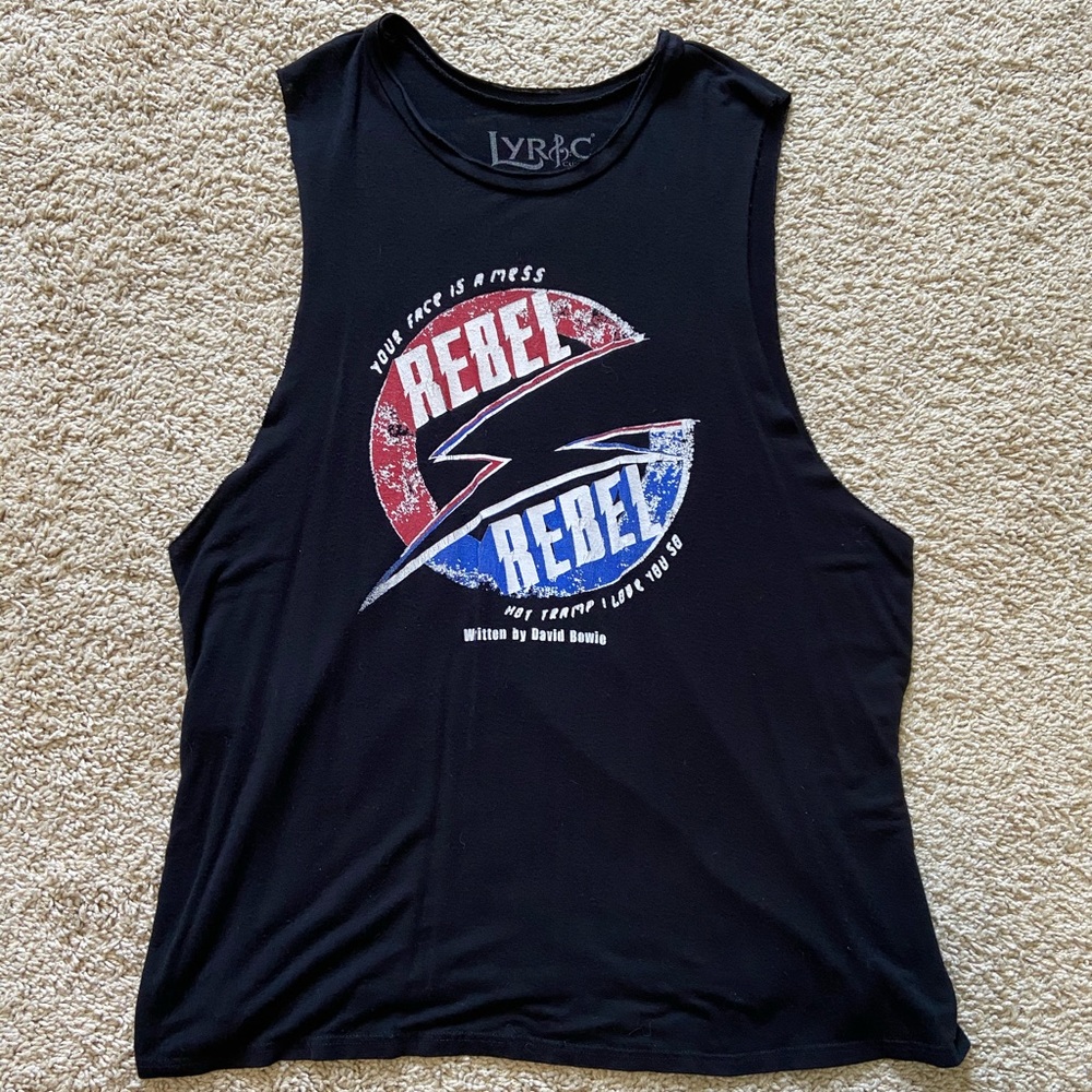 David Bowie Rebel Rebel Tank Top